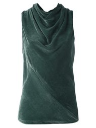 draped velvet top Rick Owens