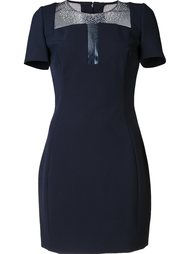 облегающее платье с короткими рукавами Versace Collection