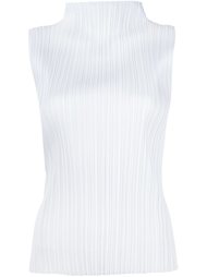 гофрированный топ без рукавов Pleats Please By Issey Miyake