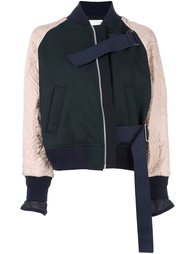 embroidered bomber Sacai