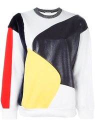 fur effect abstract jumper Iceberg