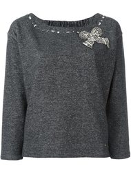embellished bow sweater Twin-Set