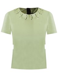 round neck blouse Andrea Bogosian