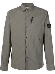 рубашка с логотипом на рукаве Stone Island