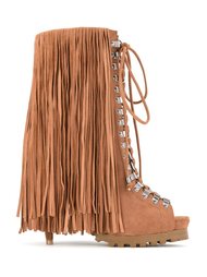 fringed boots Andrea Bogosian