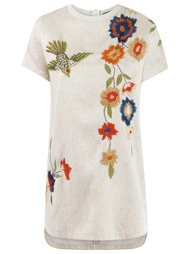 embroidered shift dress Andrea Bogosian