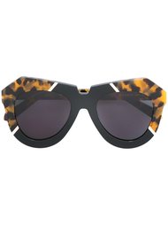 солнцезащитные очки  с массивной оправой Karen Walker Eyewear