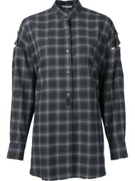 oversized checked shirt  Helmut Lang