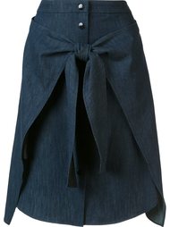 front tie denim skirt Rag &amp; Bone