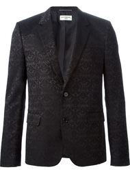 парчовый пиджак с жаккардовым узором Saint Laurent