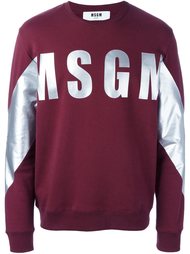 front logo sweatshirt MSGM