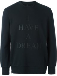 'I have a dream' sweatshirt Neil Barrett