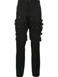 брюки с пряжками Comme Des Garçons Homme Plus