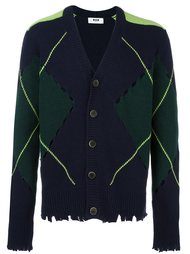distressed cardigan MSGM