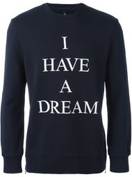'I have a dream' sweatshirt Neil Barrett