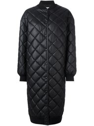 стеганое длинное пальто Stella McCartney