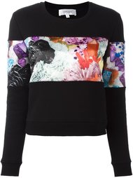 свитер с цветочным принтом   Carven