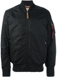 дутая куртка бомбер Alpha Industries