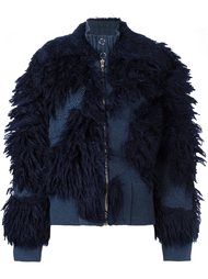 faux fur bouclé knit jacket 3.1 Phillip Lim