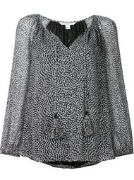 блузка c V-образным вырезом   Diane Von Furstenberg