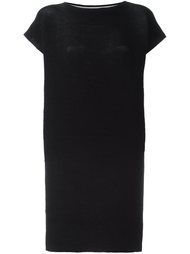 boxy ribbed-knit dress  Issey Miyake