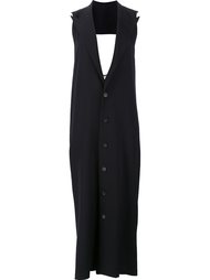 button down long dress Yohji Yamamoto