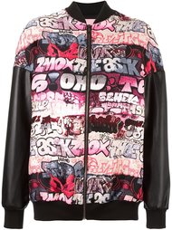 graffiti bomber jacket Giamba