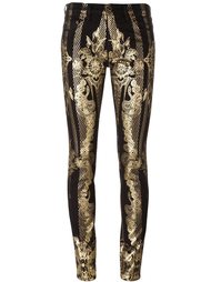 узкие брюки с рисунком Roberto Cavalli