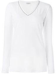 топ c V-образным вырезом   Brunello Cucinelli