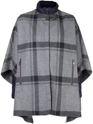 checked cape  Fay