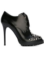 ботильоны на шнуровке с заклепками Alexander McQueen