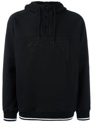 толстовка с логотипом Stussy