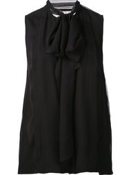 sleeveless sheer back blouse Carolina Herrera