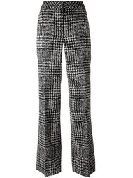 plaid straight leg trousers Luisa Cerano