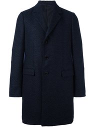 однобортное пальто Z Zegna
