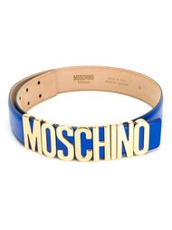 ремень с логотипом Moschino