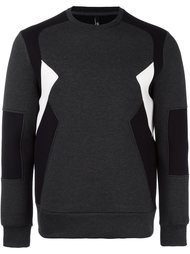 colour block sweatshirt Neil Barrett