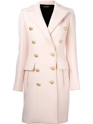 double breasted coat Balmain