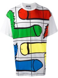 футболка с принтом Moschino