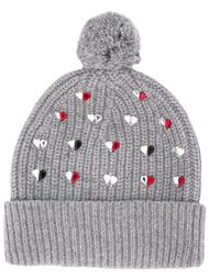 'hearts' embellished beanie Markus Lupfer
