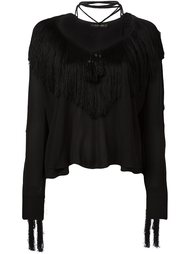 fringed blouse  Plein Sud