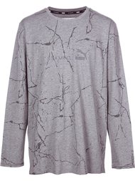 'Puma x STAMPD' cracked mud print sweatshirt Stampd