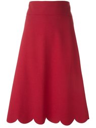 юбка с оборками  Red Valentino