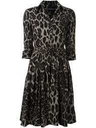 animal print shirt dress Samantha Sung