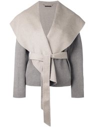 куртка с широким воротником и поясом Diane Von Furstenberg