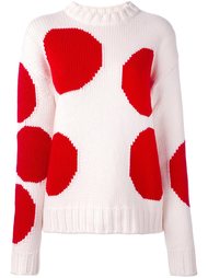 dotted intarsia jumper MSGM