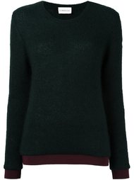 contrast trim knitted sweater Moncler