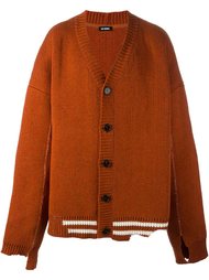 oversized V-neck cardigan Raf Simons