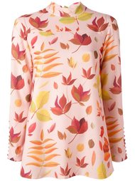 leaf print blouse Arthur Arbesser