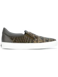 'Kimbo' monogram loafer sneakers Roberto Cavalli